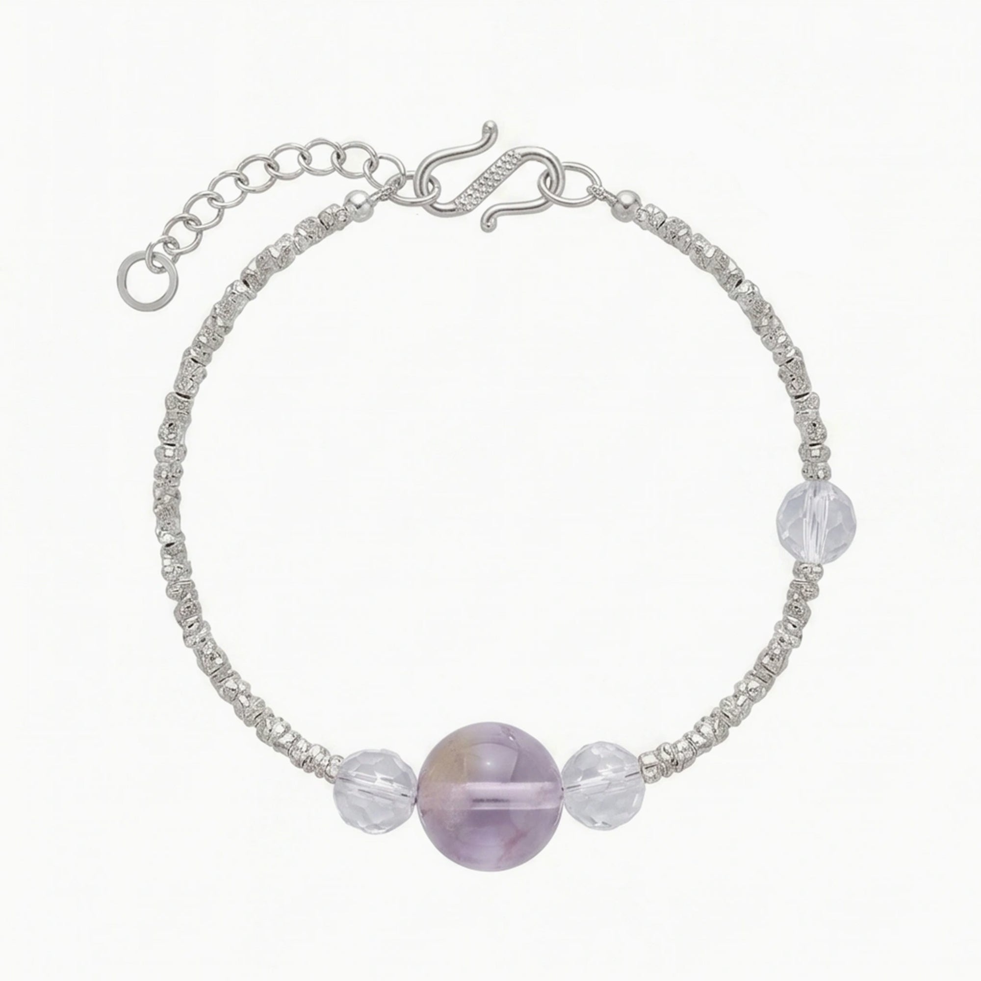 多宝碎银水晶手链