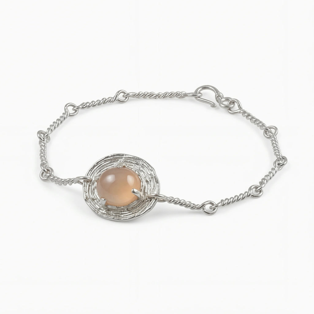 漣漪 雲南南紅瑪瑙荔枝凍手鏈